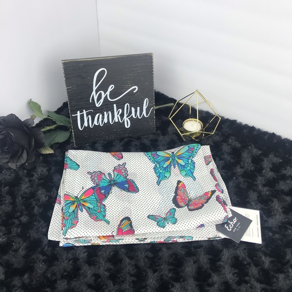 NWT Echo New York Silk Scarf